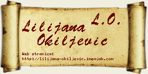 Lilijana Okiljević vizit kartica